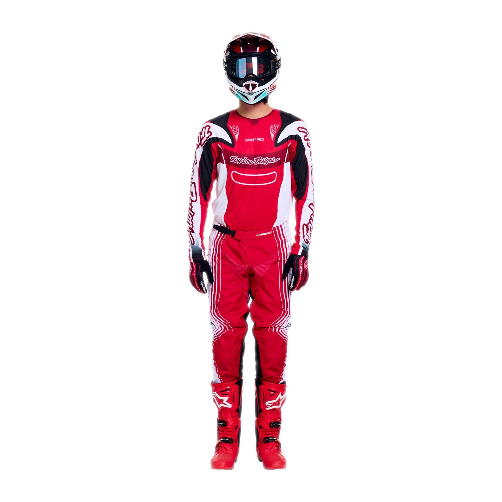 Troy Lee Designs Spring 2026 GP Pro Streamline MX Combo Kit Red Black
